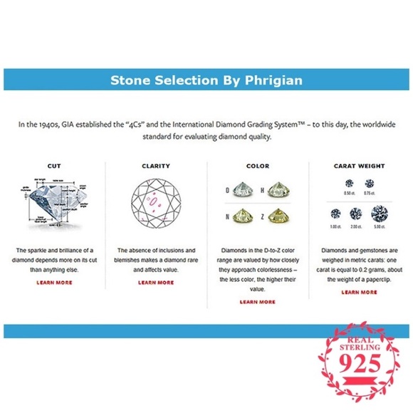 Stunning 1 Ct cz Earings - Picture 5 of 5